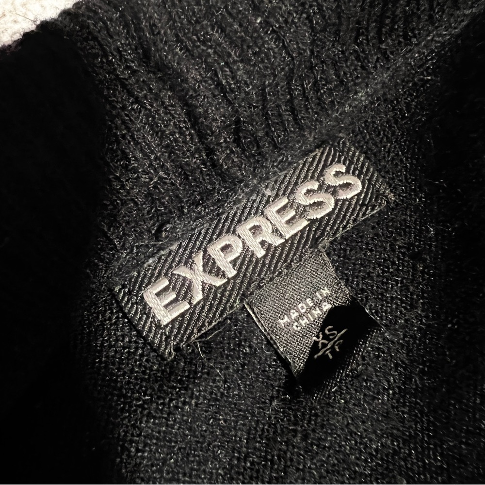 Express Soft Ribbed Open Front Flyaway Cardigan I… - image 6